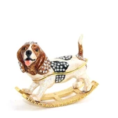 Taşlı Tekli Köpek Biblo - 1