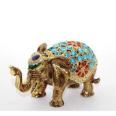 Taşlı Tekli Fil Figürü - 2