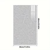 Gri Mermer Desenli Alüminyum Plastik Duvar Sticker - 2