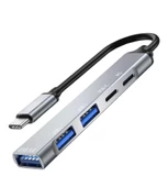 5in1 Metal USB Hub – Yüksek Hızlı Çoklayıcı, 5 Bağlantı Noktalı, Dayanıklı ve Taşınabilir Tasarım - 2