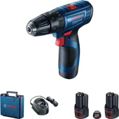 Bosch GSB 120-LI Akülü Darbeli Delme/Vidalama Makinesi 2x2.0Ah Çift Akü Şarj Cihazı Plastik Çanta - 1