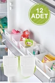 Mithra Life 12 Adet Buzdolabı Kapak İçi Düzenleyici ve Banyo Organizer MIT1104 - 1