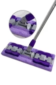 Mioclean ( 1 Adet Yedek Bez Hediyeli )Yer Mopu Fayans Duvar Yüzey Temizlik Mikrofiber Mandallı Mop - 8