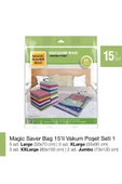Magic Saver Bag 15li  Vakumlu Poşet Set 1 - 1