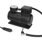 Asonic HK201 Siyah 120W 12V Çakmaklık Girişli 150 Psı Taşınabilir Bisiklet- Araç Hava Kompresörü - 1