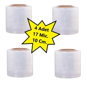 Palet Dilimli Streç 10 CM 17 Mic.  400Gr / 300mt. Şeffaf 4 Adet - 1