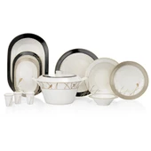 Schafer Tılsım Charm Yemek Takımı 60 Parça Siyah - 1