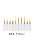Titanyum Kaplı Tungsten Çelik CNC Freze PCB Kesici 0,6 - 1,5mm - 1