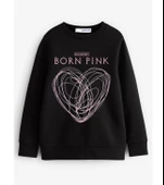 Black Pink Çocuk Sweat - 1