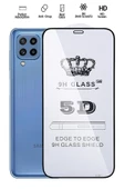 Samsung M22 Temperli Kırılmaz Cam Ekran Koruyucu - Tam Kaplama - 5