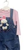 uğurböceğiçocuk Çiçek Peluş Tavşan Kız Bebek Tulum 2351 - 6