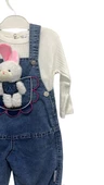 uğurböceğiçocuk Çiçek Peluş Tavşan Kız Bebek Tulum 2351 - 12