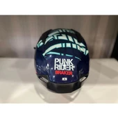 Mt Helmets Kask mt Braker Sv Punk Rider C7 Parlak Blue/black - 3