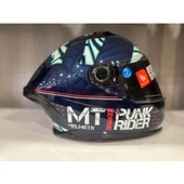 Mt Helmets Kask mt Braker Sv Punk Rider C7 Parlak Blue/black - 4