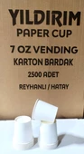 7 OZ KARTON BARDAK BASKISIZ (2500 ADET ) - 1