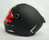 Mt Revenge 2 Solid A1 Matt Black Şeffaf Vizörlü Kask - 1