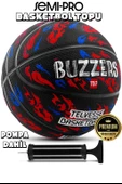 Telvesse TB-500 Buzzers Basketbol Topu Pompalı Grafiti Kauçuk Dayanıklı Deep Channel Kabartma 7 NO thumbnail 1