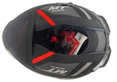 Mt Thunder 4 SV R25 C2 Şeffaf Vizör Kask Mat Gri - 7
