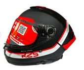 Mt Thunder 4 SV R25 B5 Şeffaf Vizör Kask Kırmızı Mat Siyah - 1