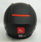 Mt Revenge 2 Solid A1 Matt Black Şeffaf Vizörlü Kask - 3