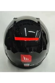 Mt Revenge 2 Solıd A11 Gloss Black Şeffaf Vizörlü - 3