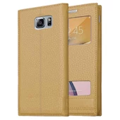 Samsung Galaxy S6 Edge Plus Uyumlu Pencereli Kapaklı Magnum Kılıf thumbnail 5