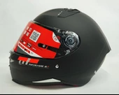 Mt Revenge 2 Solid A1 Matt Black Şeffaf Vizörlü Kask - 2