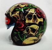 Mt Kask Mt Le Mans 2 Sv Breakout B9 Açık Motosiklet Kaskı Çok Renkli - 1