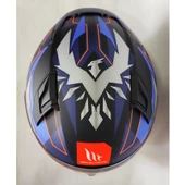 Mt Revenge 2 Hector Garzo A7 Mat Mavi - Şeffaf Vizörlü - 4