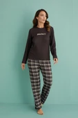 Gd Goldoremi 14102-8 Kadın Perfect Termal Uzun Kol Pijama Takımı - 4