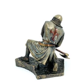 Baltalı Tapınak Şövalyesi Heykel Biblo Dekor - 5