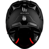 Mt Thunder 4 Sv Solid A1 Matt Black Şeffaf Vizörlü Kask - 4
