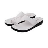 Ceyo 9200-2  Kadın Anatomik Parmak Arası Terlik Beyaz 36-40 - 1