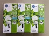 3 ADET GENERAL ELC. E 14 TASARRUFLU LAMBA  12W 55W  665 LÜMEN  6500KELVİN BEYAZ - 3