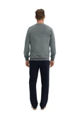 U.S. Polo Assn. 18815 Erkek Ev Giyim Uzun Kollu Pijama Takım - 4