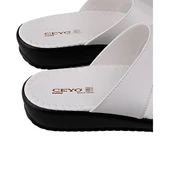 Ceyo 9200-2  Kadın Anatomik Parmak Arası Terlik Beyaz 36-40 - 4