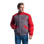 Şensel, Kapitoneli Mont, Gri-Kırmızı -91E2286- İş Montu - 1