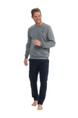 U.S. Polo Assn. 18815 Erkek Ev Giyim Uzun Kollu Pijama Takım - 1