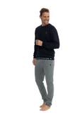 U.S. Polo Assn. 18815 Erkek Ev Giyim Uzun Kollu Pijama Takım - 5