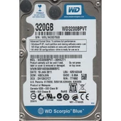 320GB WESTERN DIGITAL WD3200BPVT LAPTOP HARDDİSK - 1