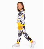 Triliya-Kız Çocuk Dijital Baskı Mevsimlik Eşofman Takımı- 3-10 Yaş - 1