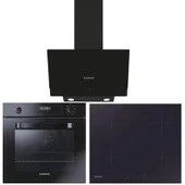 Hoover Ankastre Set Siyah ( HH 64 CCB- HDG6C2GBTK-HOT 3051 BI/E ) - 1