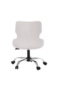 markadizayn Krom Metal Ayaklı Ofis Çocuk Odası Çalışma Sandalyesi (ayarlanilabilir) SeleKulak - 4
