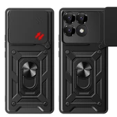 Xiaomi Poco F6 Pro Kılıf Magnetik Standlı Kamera Korumalı Sürgülü Vega Kapak thumbnail 4