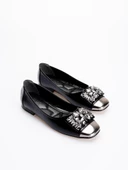 Papuçcity Stll 02968 Ortopedik Kadın Taşlı Babet - 3