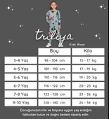 Triliya-Kız Çocuk Dijital Baskı Mevsimlik Eşofman Takımı- 3-10 Yaş - 5