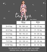 Triliya-Kız Çocuk Dijital Baskı Mevsimlik Eşofman Takımı- 3-10 Yaş - 10