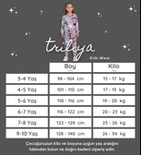 Triliya-Kız Çocuk Dijital Baskı Mevsimlik Eşofman Takımı- 3-10 Yaş - 5