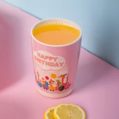 PORSIMA 233 Figürlü Mama Seti Bebek Mama Tabağı Bambu Mama Seti Yemek Mama Seti Çocuk Yemek Seti - Takımı - 4