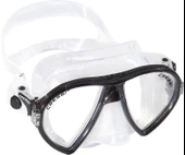 Cressi Ocean Dalış Maskesi CLEAR-FRAME BLACK - 1